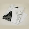 thumbnail image 6 of Men LAVERITA European Fashion Crew Shirt Rhine Stones Medusa 94491 White, 6 of 9