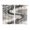 Gray, variant on Grey Ombre Marble Kitchen Curtains Short 45 Inch Length, Abstract Modern Art Grommet Top Bedroom Living Room Curtains, Light Filtering Cafe Curtain Drapes 2 Panels Set 84''x45''