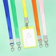 thumbnail image 5 of 1Pcs Colorful Office Supplies Name Tag Hanging Rope Badge Holder Lanyard ID Card Holder Neck Strap Lanyards RED, 5 of 8