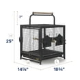 thumbnail image 2 of Travel Carrier Prevue Pet Products for Birds Black 18.8 L, 2 of 9