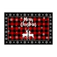 thumbnail image 6 of Christmas Floor Mat, Non-Slip Flannel Rug with Antler Design for Front Door Bathroom Kitchen, Decor(A), 6 of 6