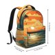 thumbnail image 2 of Disketp Tropical Sunset Paradise Mochila Estampada para Hombre y Mujer – Mochila Ligera Clásica con Múltiples Bolsillos para Universidad, Trabajo y Viajes-One Size, 2 of 5