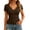 TH260430-Coffee, variant on iHengLiXing Plus Size Womens Tops Dressy Casual Women Casual Round Neck Short Sleeve Solid Pullover Blouse T-shirt Tops Loose Blue XXXL