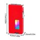 thumbnail image 2 of Encendedor de soplete de butano, llama ancha con ventana transparente, ajustable y recargable, cuerpo de aleación metálica, diseño cortaviento, encendido por vibración, 7,7 x 4,2 x 1,35 cm, para uso, 2 of 6