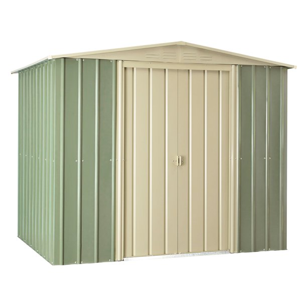 globel 8'x6' gable roof metal storage shed - walmart.com