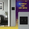 thumbnail image 2 of ENERLITES Toggle Light Switch, 3-Way or Single Pole, 15A 120-277V, Grounding Screw, Residential Grade, UL Listed, 83150-BK-10PCS, Black (10 Pack), 2 of 5