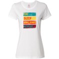 thumbnail image 3 of Inktastic Wakeboarding Eat Sleep Wakeboard Repeat Women's T-Shirt, 3 of 5