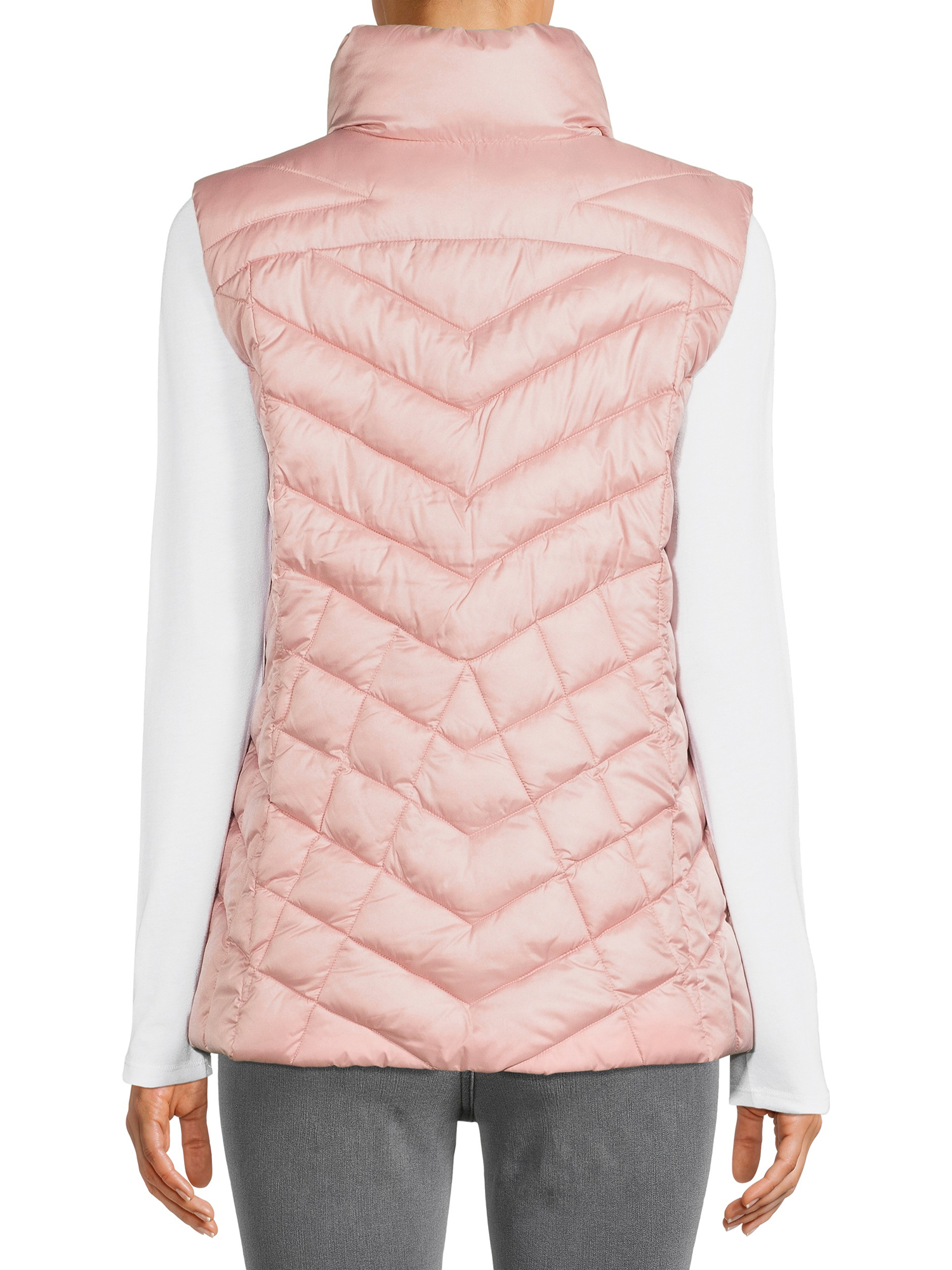 Big Chill Women's Chevron Quilted Puffer Vest - image 4 of 5