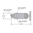 thumbnail image 2 of Freedom Hydraulics  In-Line Adjustable Pressure Relief Valve, 3/8" NPTF - FNVR38, 2 of 2