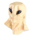 thumbnail image 3 of Cubierta facial de cabeza de extraterrestre de Halloween,Cubiertas faciales de cabeza completa de extraterrestre de Halloween Cascos de látex Integración perfecta, 3 of 8