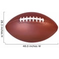 thumbnail image 2 of Wallmonkeys Football Peel and Stick Wall Decals WM73318 (48 in W x 28 in H), 2 of 4