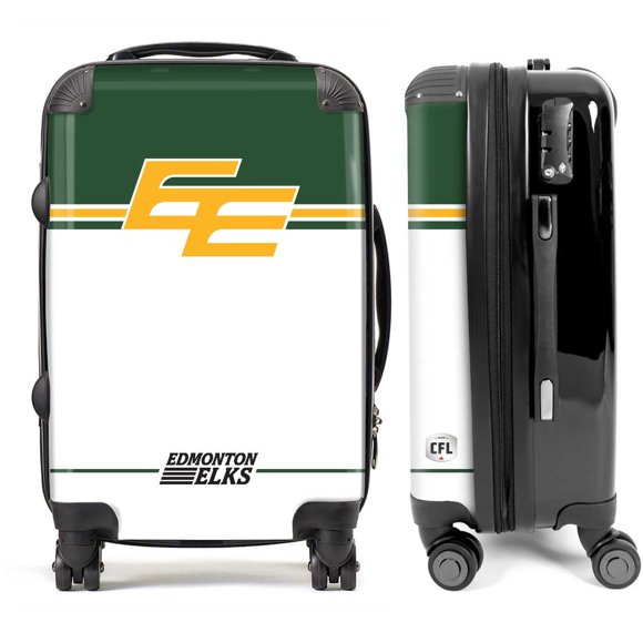 Edmonton Elks Away Game Luggage, Carry-on Suitcase, 360° Spinner Carry-on, Custom Luggage, Luggage Set, Travel, TSA Lock