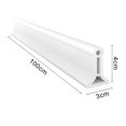 thumbnail image 7 of Mosey Silicone Water Retaining Strip Self-Adhesive Bendable Cut Freely Shower Threshold Water Dam Water Stopper Sealing Strip, 7 of 7