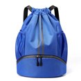 thumbnail image 1 of Kuymtek Fitness Con Cordón Waterpeoof Gym Sackpack para Al Aire Libre (azul), 1 of 8