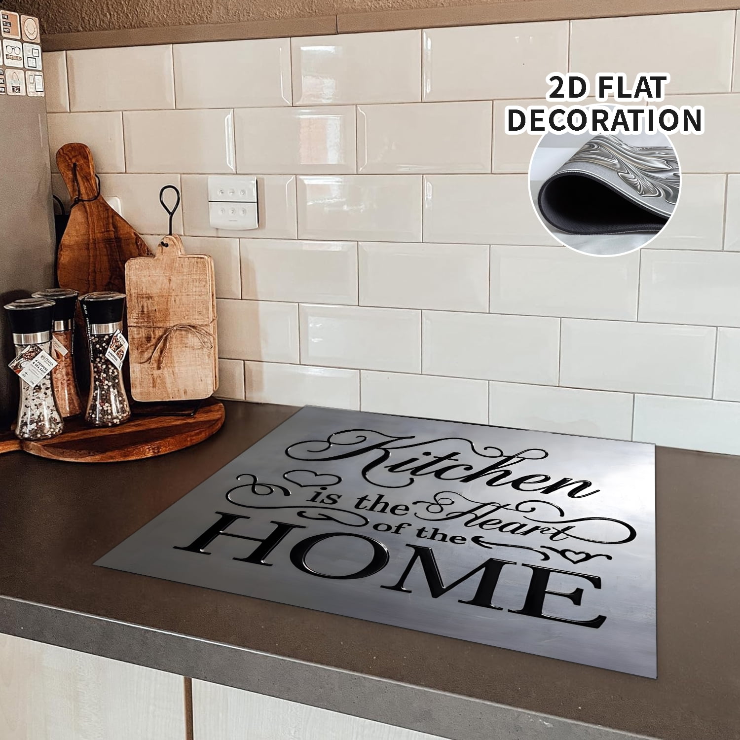 Stove Cover & Stove Top Cover for Electric and Glass Stoves, Non-Slip Surface Expands Counter Space, 28 x 20 in, Kitchen Use, Diatomaceous Earth