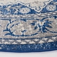 thumbnail image 3 of Safavieh Brentwood Gisselle Oriental Area Rug, Blue/Ivory, 10' x 10' Round, 3 of 11