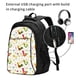 thumbnail image 2 of Easygdp Chickens A Mochila para Laptop de Viaje con Puerto USB, Mochila para Laptop con Puerto de Carga USB para Mujeres y Hombres, 2 of 7