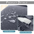 thumbnail image 6 of Lapalife RV Dinette Cushion Covers, 100% Waterproof RV Couch Cover Stretch Camper Cushion Covers Replacement Washable Loveseat Slipcovers for Travel Trailer (Bench Coverx1 + Backrest Coverx1), 6 of 7