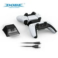 thumbnail image 5 of PS5 DualSense Wireless Controller Dual Charging Dock - TP5 Model, 2-Slot Charger for PS5 Bluetooth Game Controllers, LED Charge Status Lights, Fast Charging, Anti-Slip Stable Base, 5 of 5