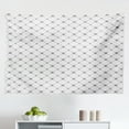 thumbnail image 1 of Abstract Tapestry, Abstract Art Style Geometric Theme Modern and Design Print, Fabric Wall Hanging Decor for Bedroom Living Room Dorm, 2 Sizes, Coral Salmon Pale Pink, by Ambesonne, 1 of 1