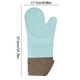 thumbnail image 5 of Gloves Antiskid Heat Insulating Microwave Baking Lengthened Scald Protection,Scald Heat Insulating Microwave Oven Gloves,Soft Cotton Filled,Adjustable Foldable Portable,For Kitchen, 5 of 7