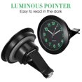 thumbnail image 4 of Universal Car Dashboard Clock Air Outlet Clock Car Electronic Noctilucent Quartz Clock Luminous Pointer For Auto Interior Decoration (Black), 4 of 4