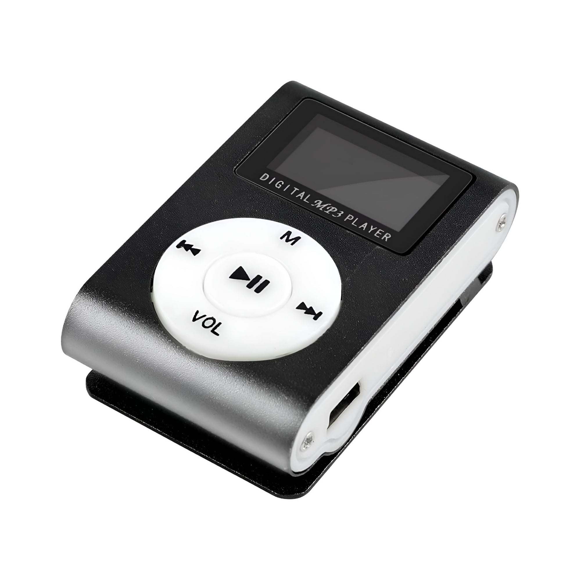 GJX 2026 New Portable Mp3 Player with Clip,1.8" Lcd Screen,32Gb Expandable,Usb Rechargeable,Supports Mp3/Wma-Super Lightweight Music Player for Running,Gym,Travel