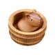 thumbnail image 3 of Figura de mascota de té en miniatura de capibara de arcilla, recuerdo, estatua de animal pequeño, decorativa, linda, 3 of 9