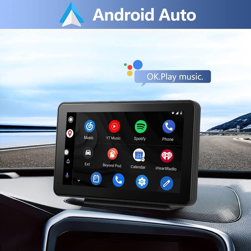 7 Inch Wireless Apple Carplay Android Auto Portable Botswana | Ubuy
