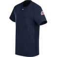 thumbnail image 7 of Navy Short Sleeve Tagless T-Shirt, 7 of 7