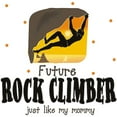 thumbnail image 2 of CafePress - Future Rock Climber Like Mommy Body Suit - Baby Light Bodysuit, Size Newborn - 24 Months, 2 of 4