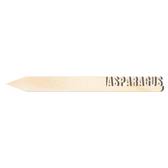 Unfinished Wood Asparagus Garden Stake 12" / 1/4"
