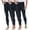 3 Pack Assorted Thermal Pants, variant on 3 PackThermal Pants for Men, Long Johns Mens Underwear Bulk Wholesale, Cotton, Solid Colors, Shelter Donations Medium Black