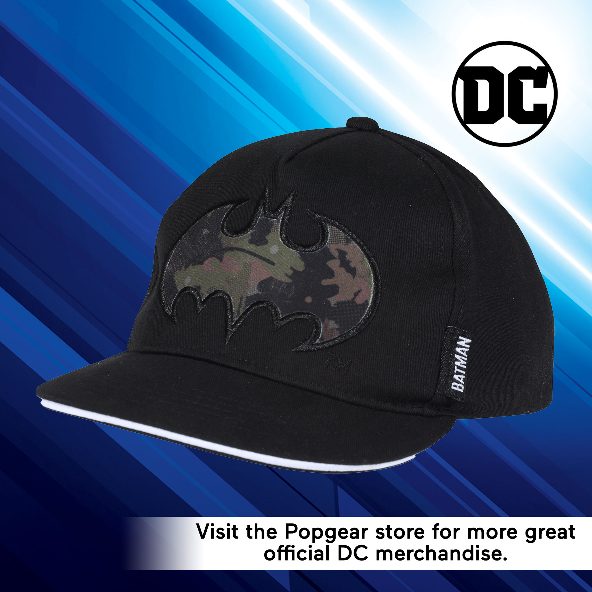 DC Comics Batman Camo Bat Boys Baseball 