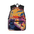 thumbnail image 1 of Fotbe Colorful Gecko Jungle Art Mochila Ligera Casual para Laptop para Hombres y Mujeres, Mochila Impermeable de Uso Diario, Mochila para Universidad, 1 of 6