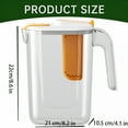 thumbnail image 2 of ACDANC 2026 New Juice Jug 1 Gallon Pitcher Water Pitcher with Lid Perfect for Making Tea Juice and Cold Drink Water Jug for Hot/Cold Lemonade Juice for Home,Party,Office,Outdoor, 2 of 6