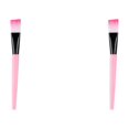 thumbnail image 3 of Guardurnaity Cepillo facial simple Cepillos de aplicador convenientes simples Herramientas prácticas para niñas Accesorio de maquillaje con mango Rosa+Negro 2Conjunto, 3 of 6