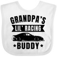 thumbnail image 3 of Inktastic Grandpas Lil Racing Buddy Boys or Girls Baby Bib, 3 of 4