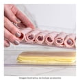 thumbnail image 4 of Organizador Mainstays Porta Carnes Frías Doble Nivel Transparente, 4 of 4