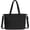 Black, variant on Quilted Puffer Tote Bag, 15.6 Inch Laptop Bag, Adjustable Strap Lightweight Work Travel Handbag