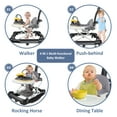 thumbnail image 6 of HAOUUCYIN 4-in-1 Baby Walker, Music Activity Push Walker with Wheel, Foldable and Height Adjustable, Black, 6 of 9