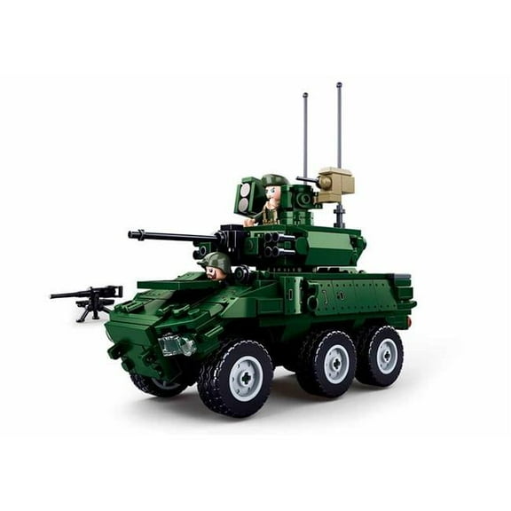 Texas Toy Distribution 753 Model Bricks EBRC 6 x 6 Wheele Infantry Combat Vehicle, 384 Piece