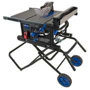 Delta 36-6023 Portable 10 Inch Table Saw with 32.5 Inch Rip Capacity and Folding Stand