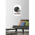 thumbnail image 2 of NFL Atlanta Falcons - Drip Helmet 20 Wall Poster with Push Pins, 14.725" x 22.375", 2 of 6