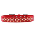 thumbnail image 3 of Dog, Puppy  Pet Fashion Collar, "Pearl and Yellow Crystal Rimsets Sprinkles", 3 of 5