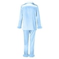 thumbnail image 4 of Endives Women's Pajama Sets Long Sleeve Camis Tops Long Pants 6 Piece Set Sleepwear, 4 of 4