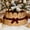 Style B, variant on Rustic Wicker Tree Skirt, 24 inch Rattan Christmas Tree Collar, Woven Paper Rope Scalloped Ring Base Cover with Bow for Farmhouse Xmas Decor