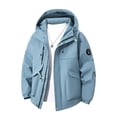 thumbnail image 1 of Chaquetas y abrigos casuales con capucha de manga larga para mujer, camisetas lisas, blusas de manga larga, blusas casuales, chaquetas cortavientos, chaquetas con capucha, conjuntos para senderismo al, 1 of 2