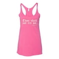 thumbnail image 2 of Wild Bobby, Thou Shall Not Try Me Mood 24:7, Inspirational/Christian, Women Tri-Blend Racerback Tank Top, Vintage Pink, Medium, 2 of 4