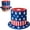 B, variant on Veterans Day Banner Sign Uncle Memorial Day Decor Wire Edge for Veterans Day Gathering Red Easy to Hang for Birthday Party